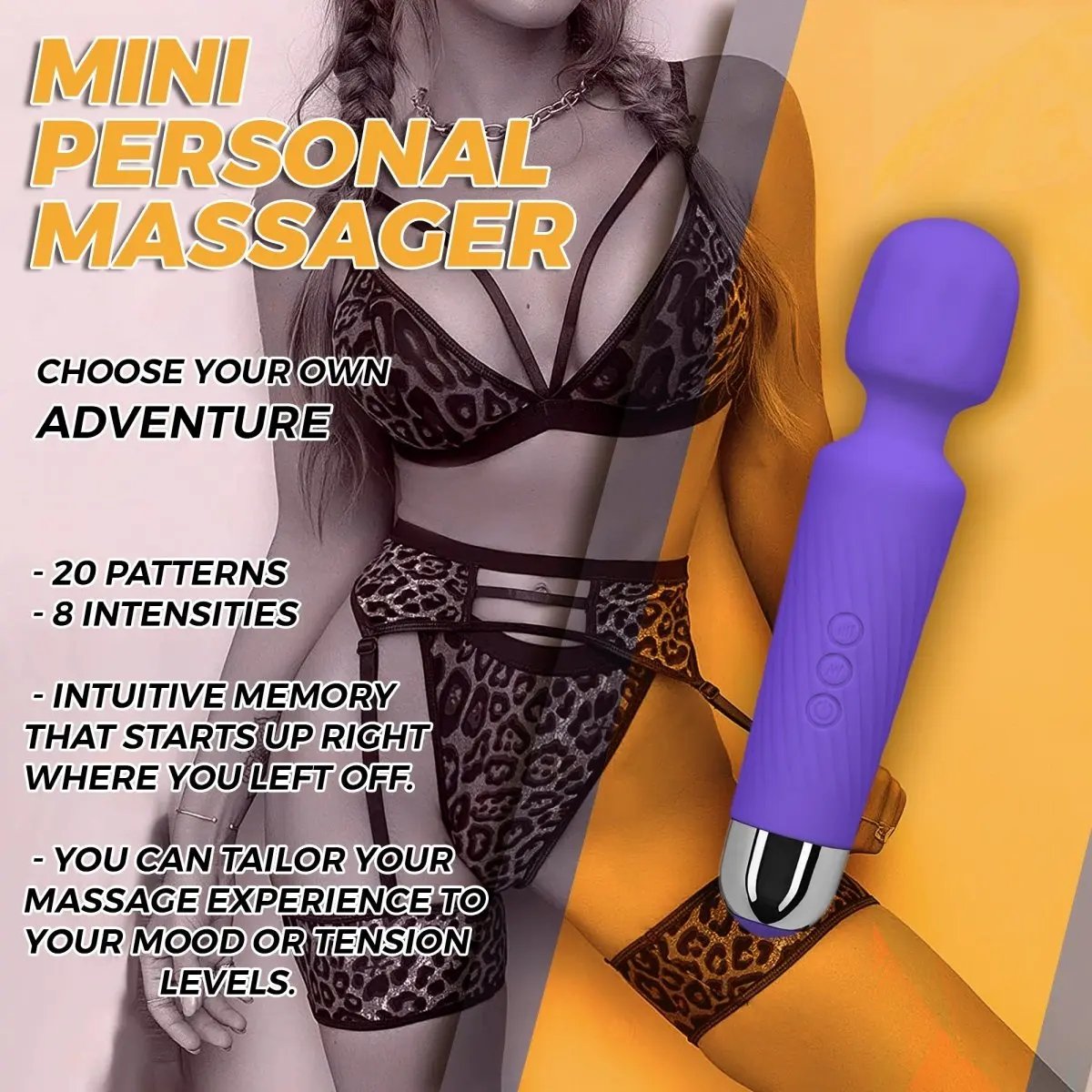 Love Salve Wand Massager - Silent Waterproof Design Ideal for Stress Relief - Love Salve